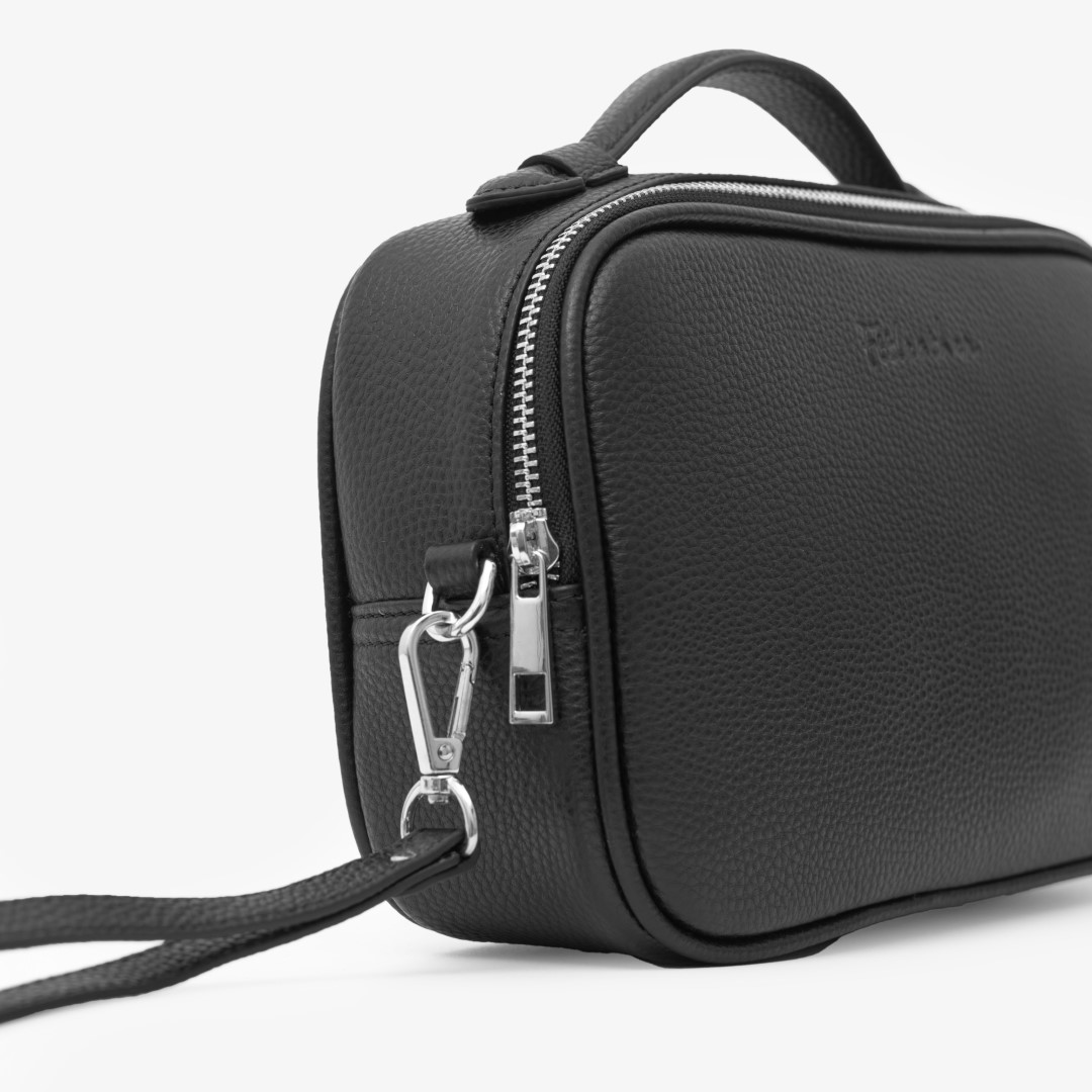 Túi Golf Cầm Tay Kết Hợp Đeo Chéo FTT Leather Da Bò Dáng Hộp 1 Ngăn Kéo Nhỏ Gọn Tiện Lợi