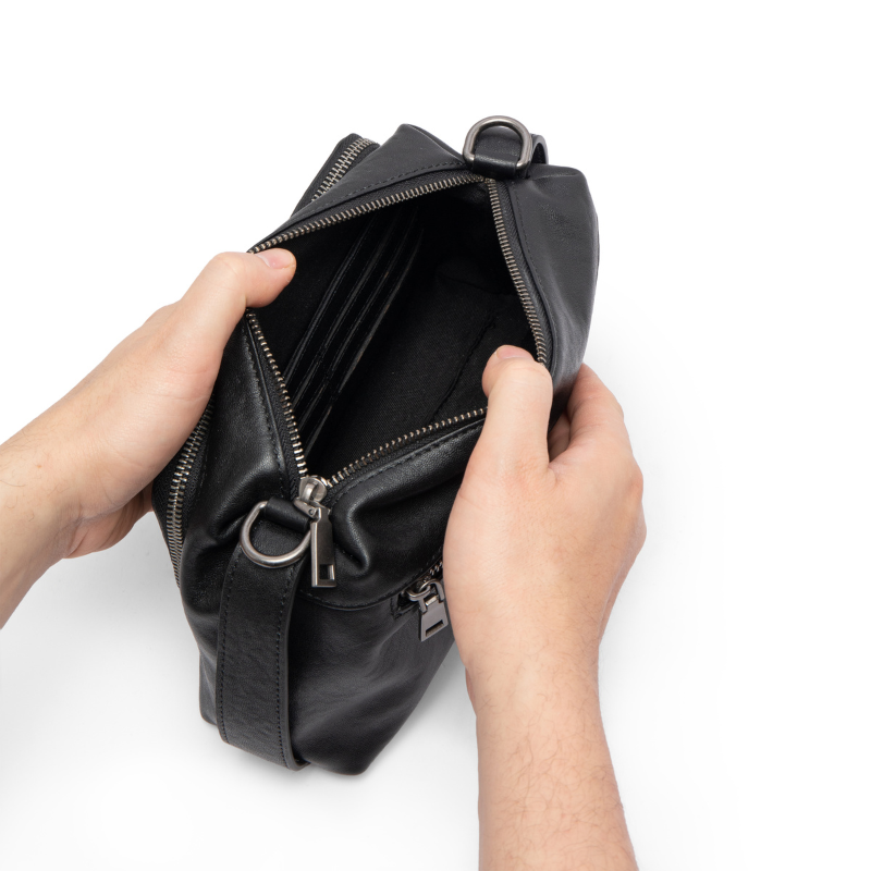 Túi Clutch Da Bò Cầm Tay Nam FTT Leather Tích Hợp Ngăn Đựng Thẻ Card Tiện Lợi