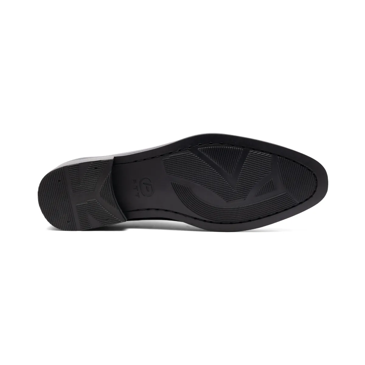 Giày Da Bò Chà Bóng Chống Nhăn Oxford Captoe FTT Leather, Đế Cao Cấp Chống Trơn, Màu Đen/Nâu - F0302