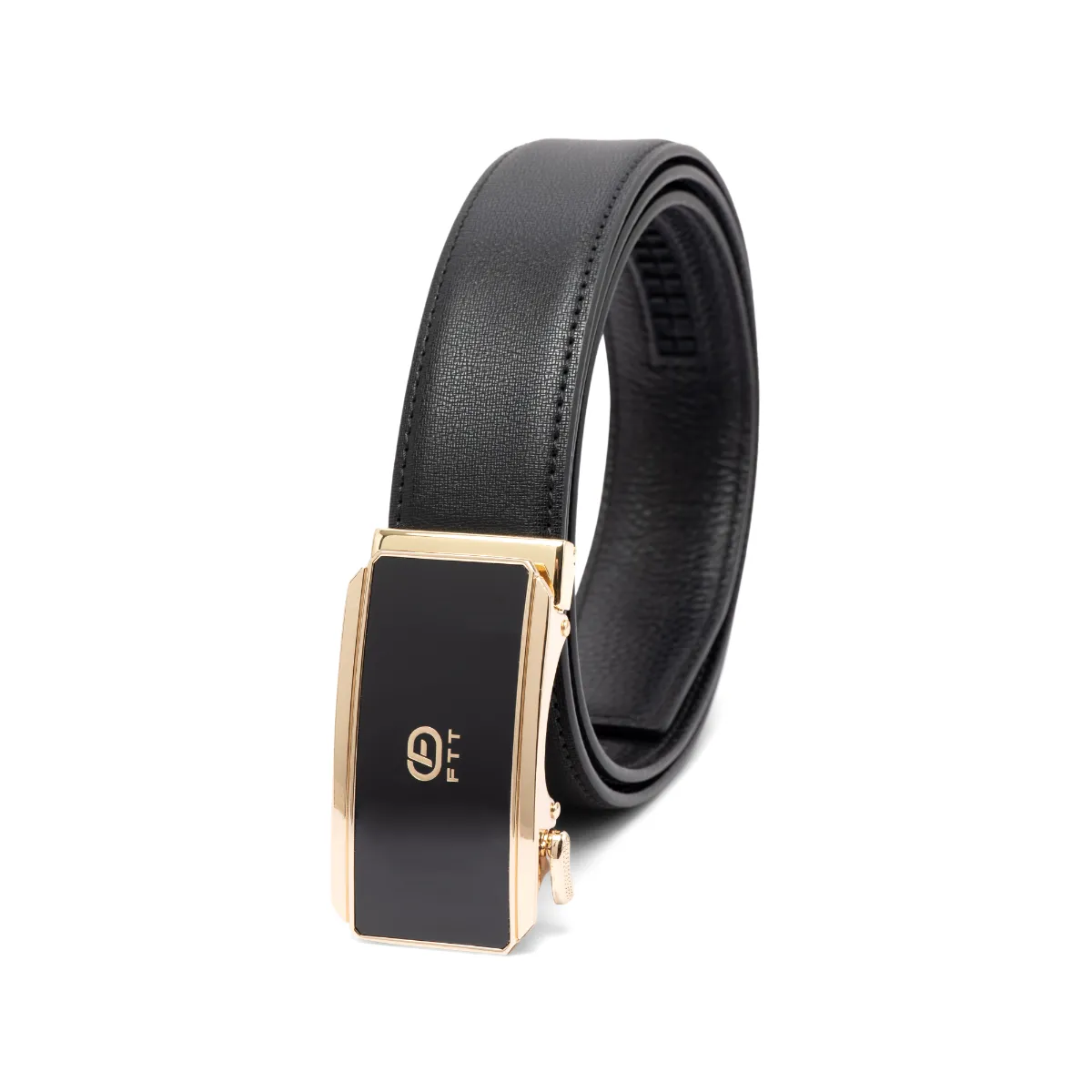 Thắt lưng da nam cao cấp FTT Leather dây da bò thật mặt tự động thông minh cao cấp bền bỉ DF402402