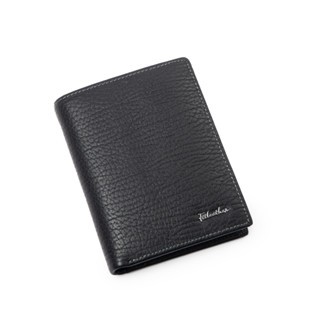 Ví da nam dáng đứng cao cấp FTT Leather tiện lợi nhiều ngăn để thẻ cam kết da thật V900