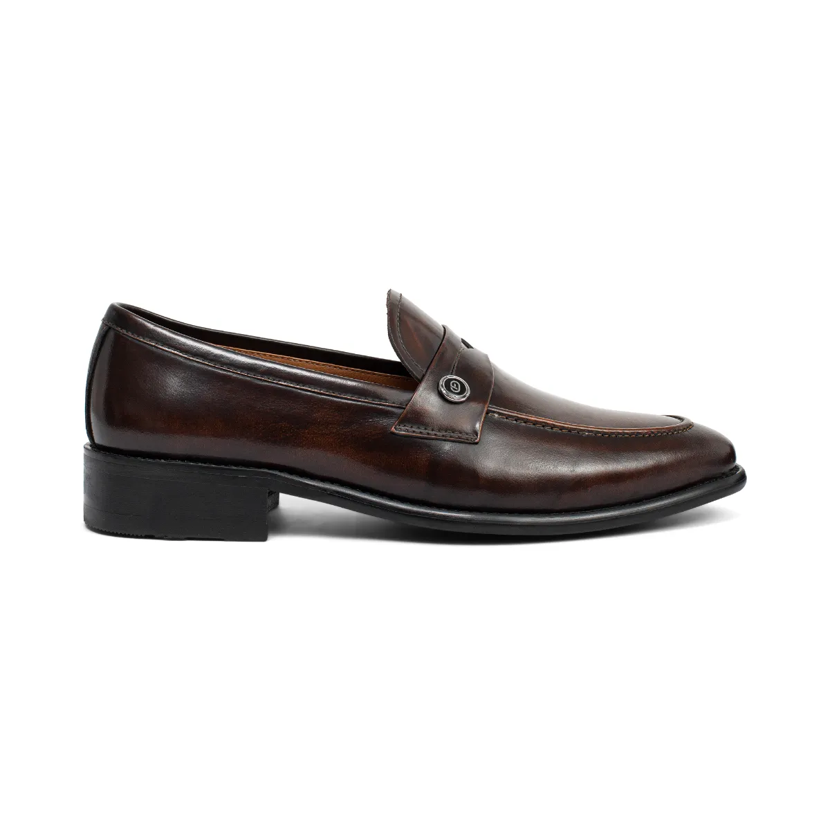 Giày da chà bóng Penny Loafer cao cấp FTT Leather đế phíp gỗ _ F0306