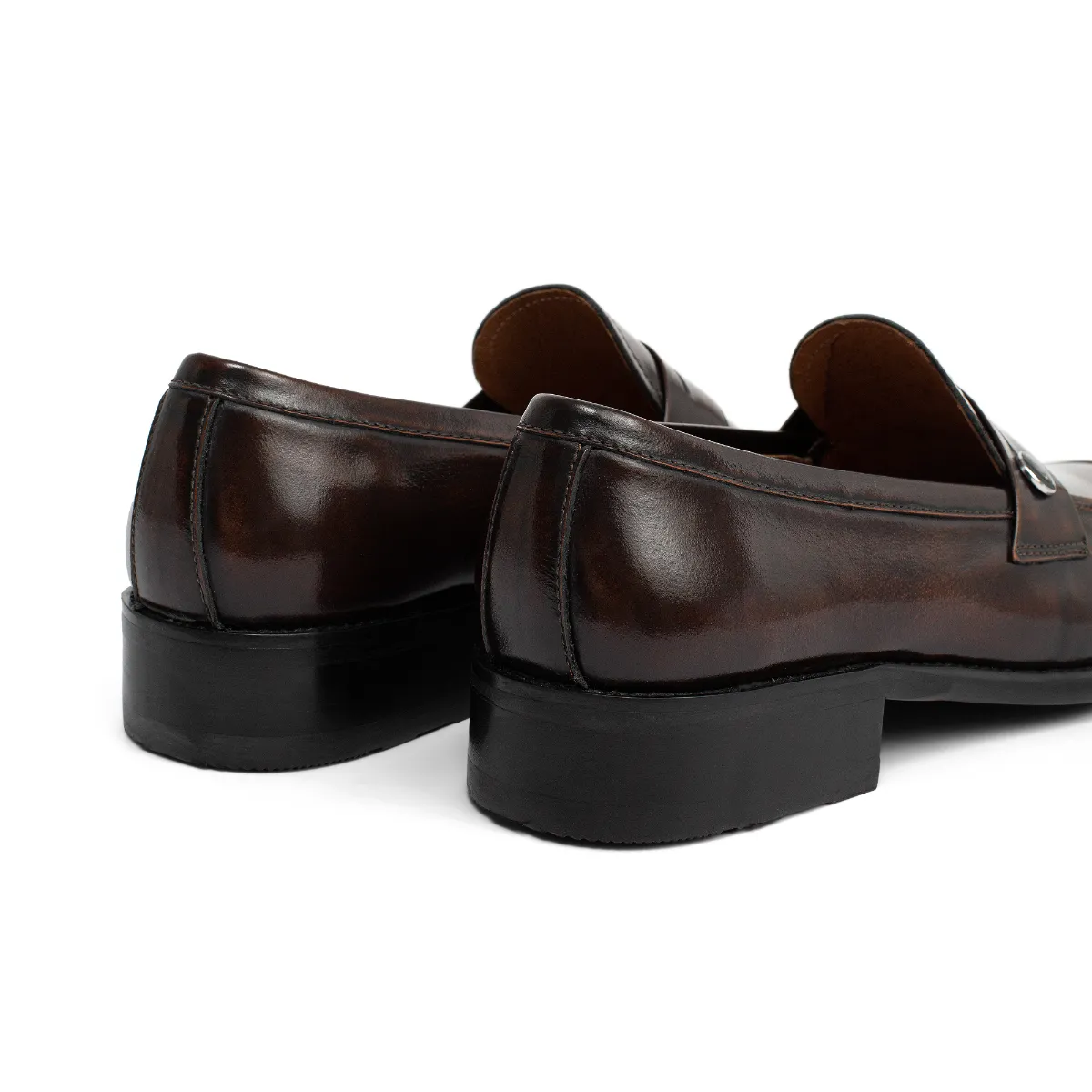 Giày da chà bóng Penny Loafer cao cấp FTT Leather đế phíp gỗ _ F0306