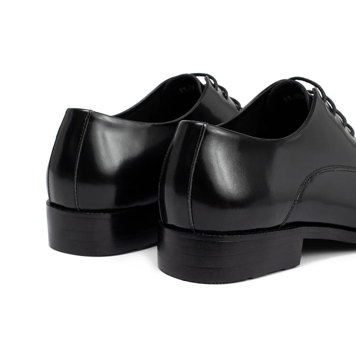 Giày da chà bóng Derby hạn chế nhăn cao cấp nam FTT Leather đế phíp gỗ _ F0305