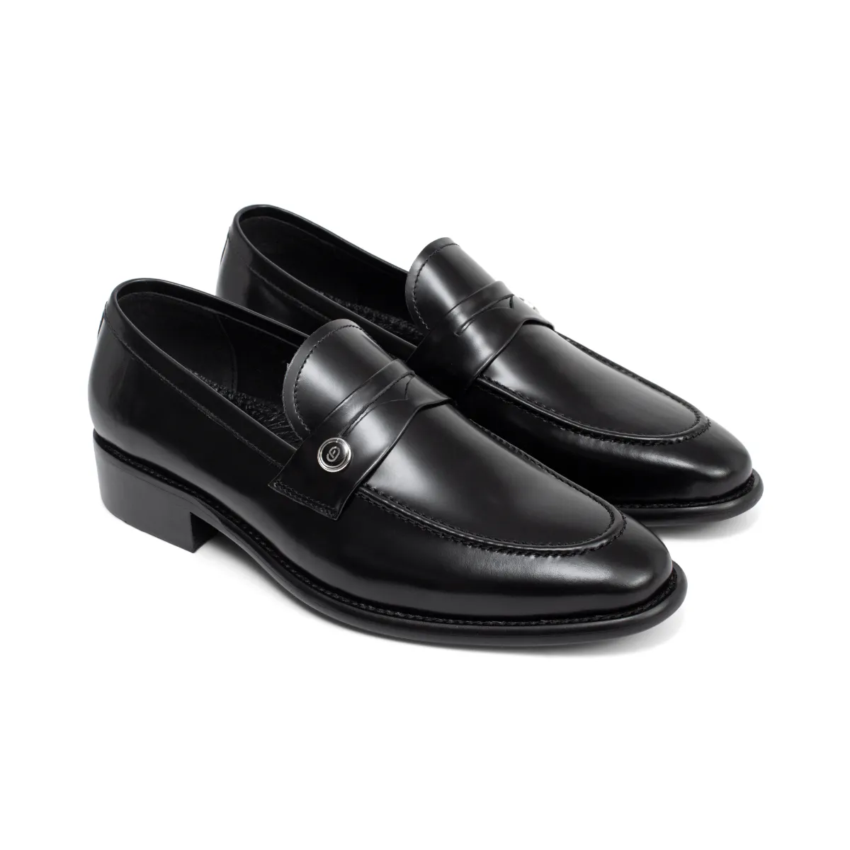 Giày da chà bóng Penny Loafer cao cấp FTT Leather đế phíp gỗ _ F0306