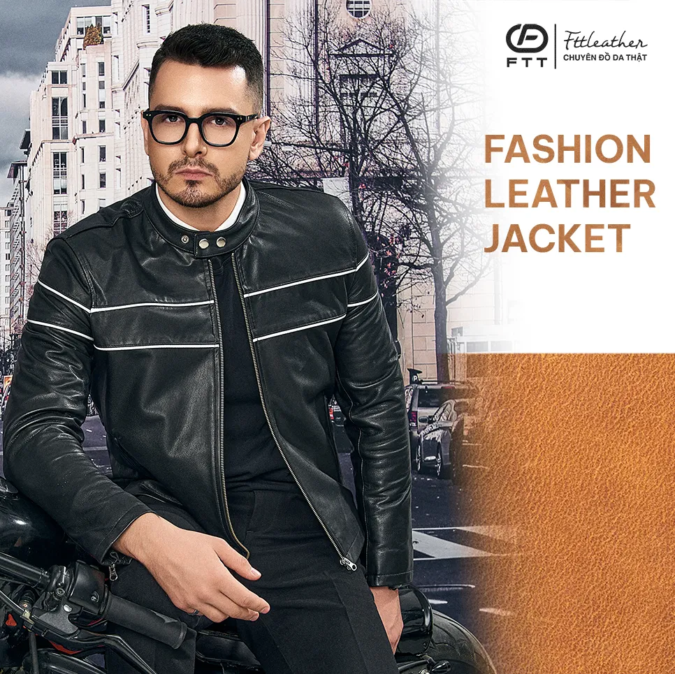 [FASHION] Áo da Motorcycle S25 - AD216