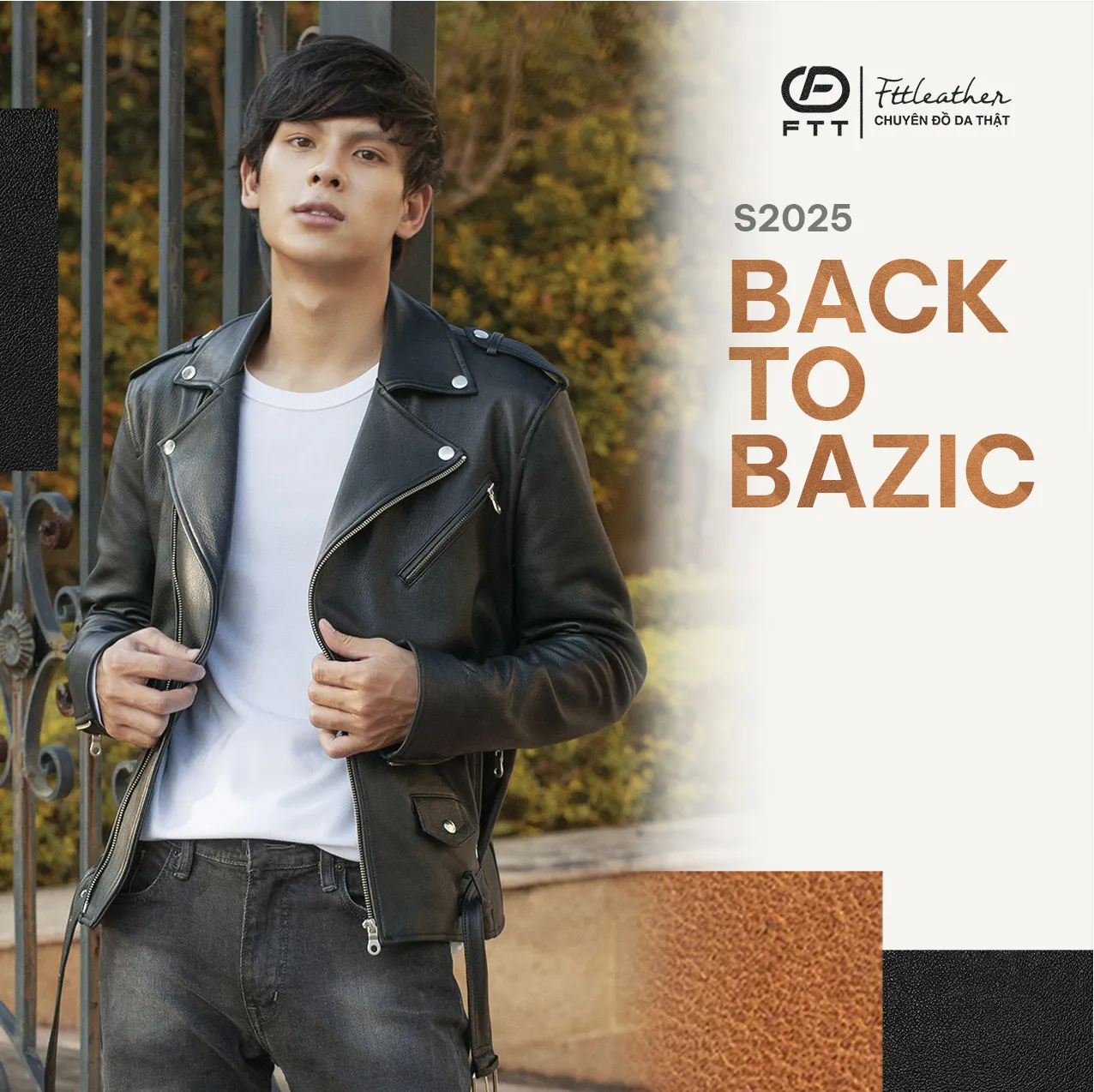 [LEGEND] Áo da Biker jacket Classic cổ điển AD302
