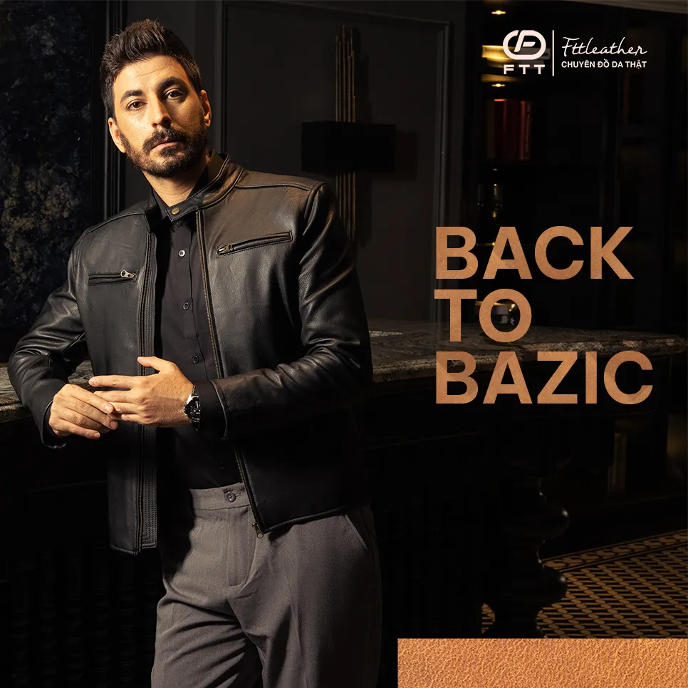 [LEGEND] Áo da Racer Jacket Double Zipper AD305