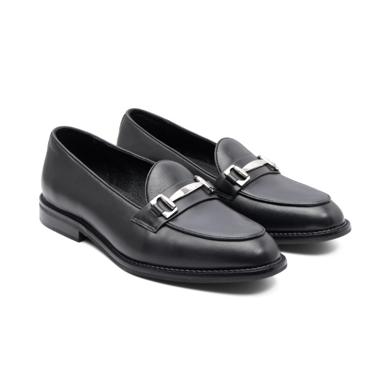 Giày da bò Horsebit Loafer đế phíp FP001B0