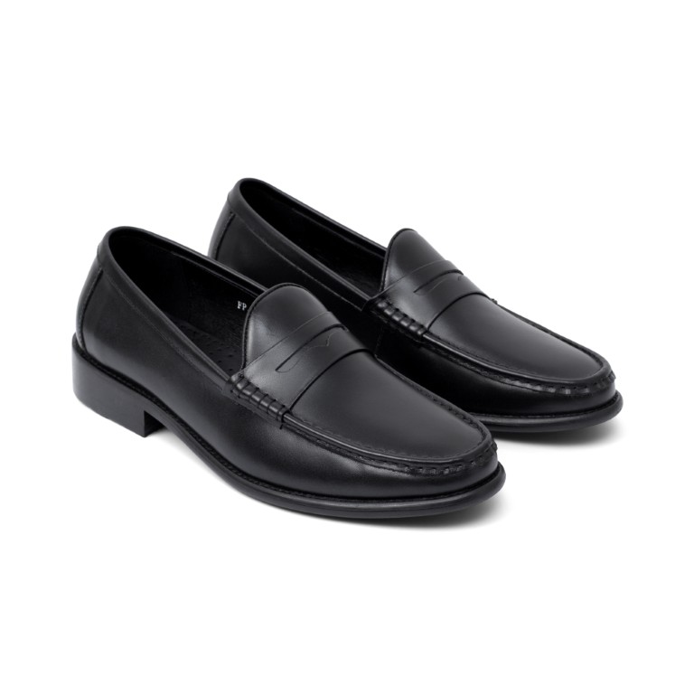Giày Penny Loafer mũi tròn đế phíp FP002B040