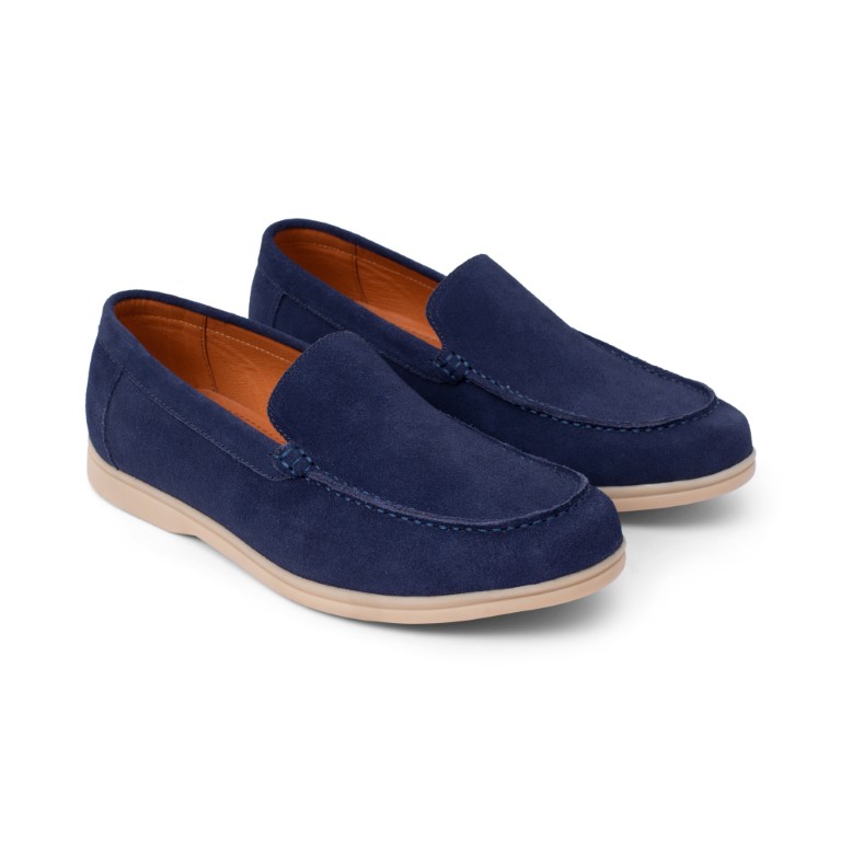 Giày lười nam Suede Leather Slipper Loafer - FC004B2