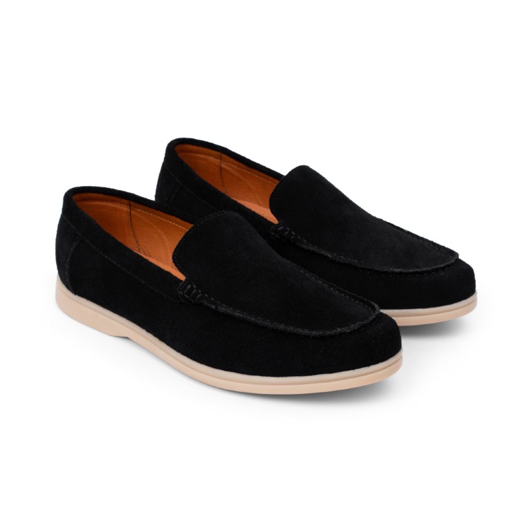 Giày lười nam Suede Leather Slipper Loafer - FC004B2