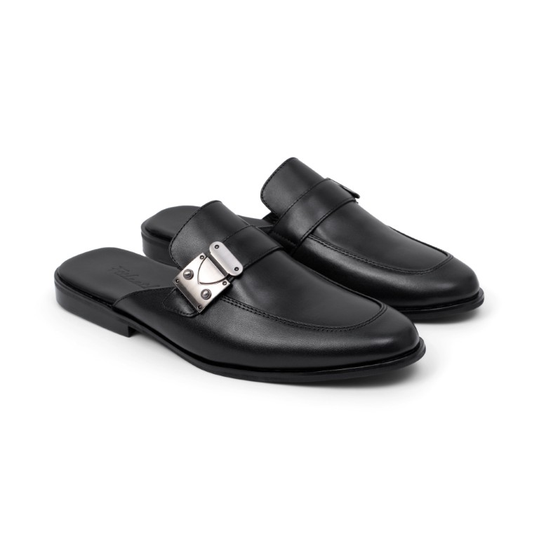 Sục da nam Leather Mule Shoe Single Trap - FP501B0