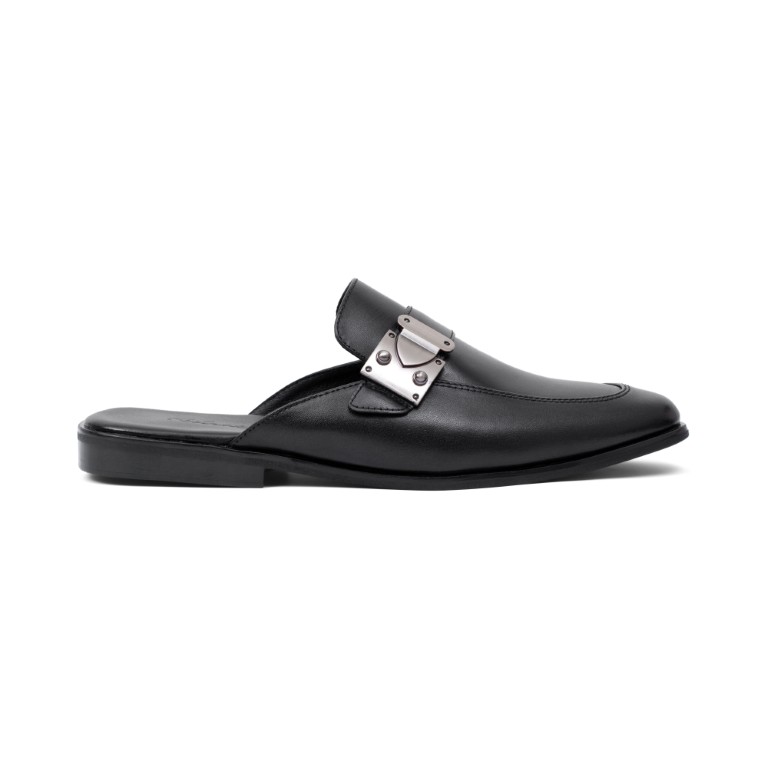 Sục da nam Leather Mule Shoe Single Trap - FP501B0