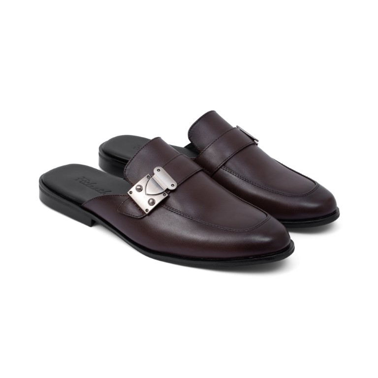 Sục da nam Leather Mule Shoe Single Trap - FP501B0