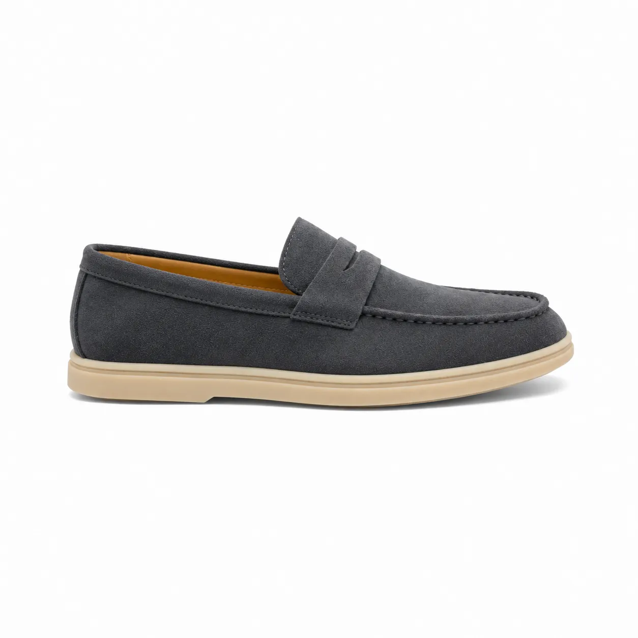 Giày Penny Loafer da lộn khâu viền mũi - FC005B2 (4 màu)