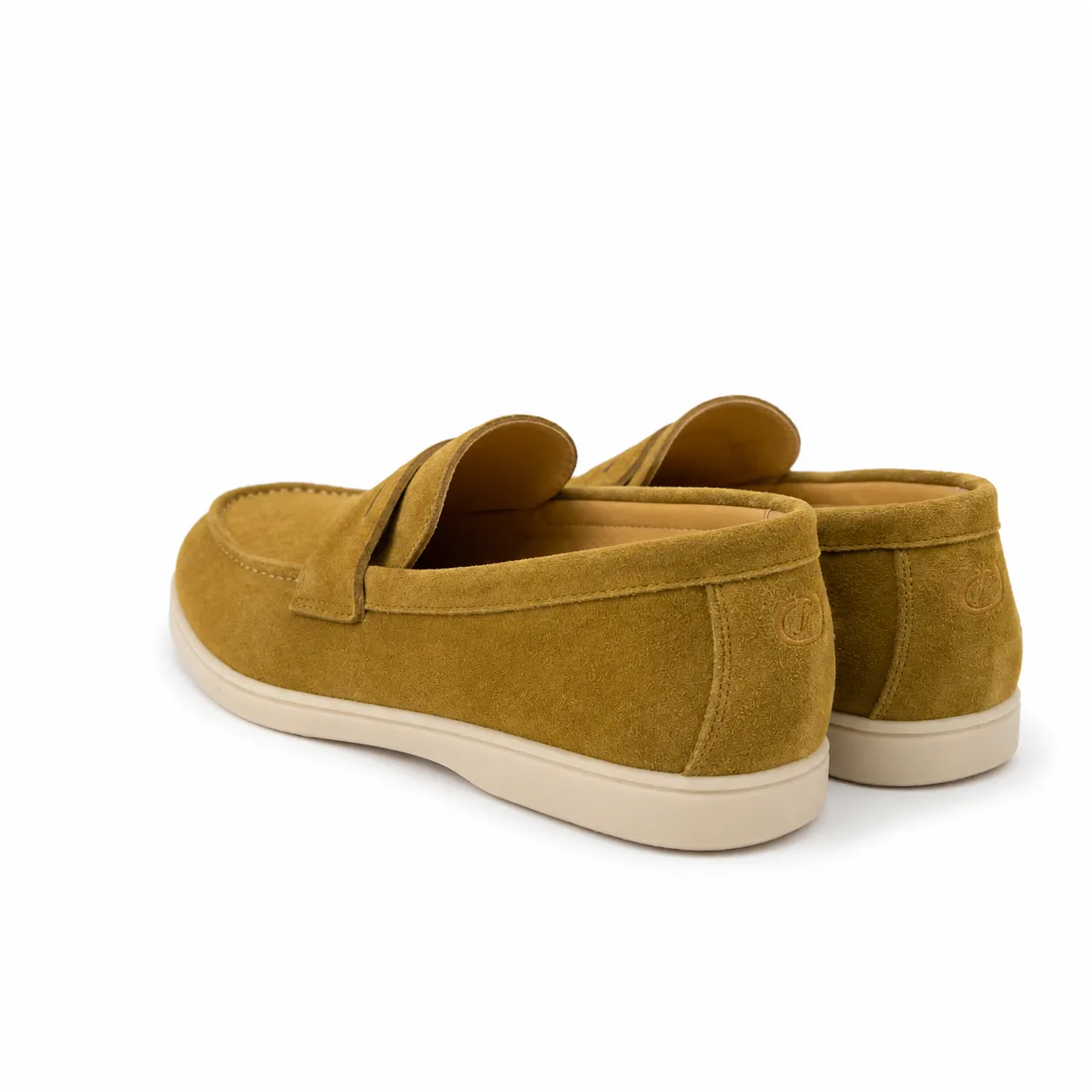 Giày Penny Loafer da lộn khâu viền mũi - FC005B2 (4 màu)