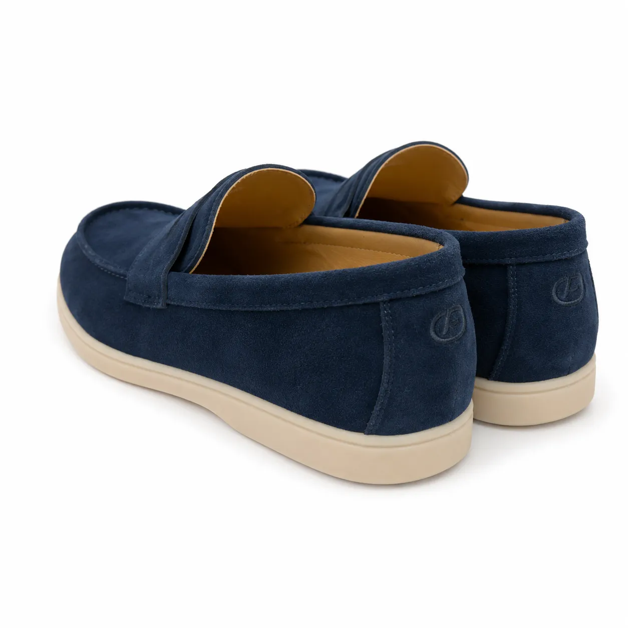 Giày Penny Loafer da lộn khâu viền mũi - FC005B2 (4 màu)