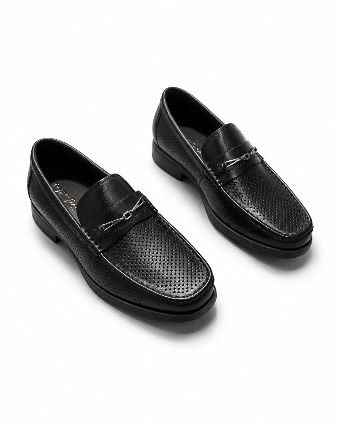 Giày da bò Horsebit Loafer lỗ thoáng khí đế cao su siêu nhẹ - FC014B040
